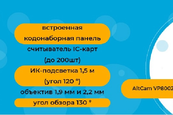 AltCam Technology предлагает ознакомиться с новинками!
